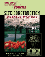 Time-Saver Standards Site Construction Details Manual