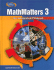 MathMatters 3: An Integrated Program
