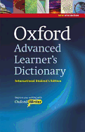 Oxford Advanced Learner's Dictionary: International Student's Edition and CD-ROM with Oxford iWriter