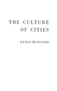 The Culture of Cities