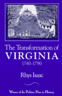 Transformation of Virginia, 1740-1790