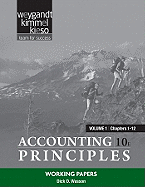 Accounting Principles, Volume 1 (Chapters 1-12): Working Papers