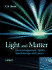 Light and Matter: Electromagnetism, Optics, Spectroscopy and Lasers