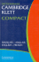 Dictionnaire Cambridge Klett Compact Francais-Anglais/English-French