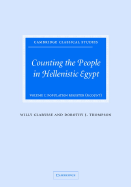 Counting the People in Hellenistic Egypt Volume I: Population Registers (P. Count)