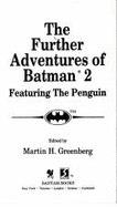 The Further Adventures of Batman 2: Fea