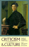 Criticism and Culture: The Role of Critique in Modern Literary Theory