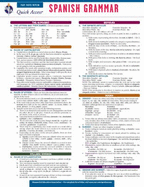 Spanish Grammar-Rea's Quick Access Reference Chart