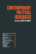 Contemporary political ideologies.