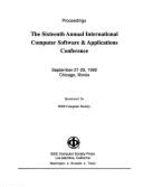 Compsac '92 - 16th Computer Software Applications Conference