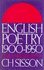 English Poetry, 1900-1950: An Assessment