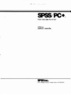 Spss/Pc+: For the IBM Pc/Xt/at M. J. Noru?is
