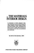 The Materials of Interior Design