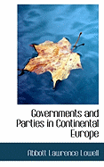 Governments and Parties in Continental Europe