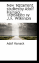New Testament Studies by Adolf Harnack. Translated by J.R. Wilkinson