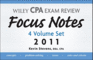 Wiley CPA Examination Review, Focus Notes Set 2011