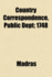 Country Correspondence, Public Dept (Volume 2); 1748