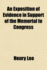 An Exposition of Evidence in Support of the Memorial to Congress Volume 25, No. 9; "Setting Forth the Evils of the Existing Tariff of Duties " Prepared in Pursuance of Instructions from the Permanent Committee Appointed by the Free Trade Convention Assemb