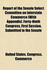 Report of the Senate Select Committee on Interstate Commerce (With Appendix). Forty-Ninth Congress, First Session, Submitted to the Senate (Paperback)