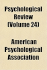 Psychological Review (Volume 13)