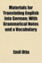 Materials for Translating English Into German: With Grammatical Notes and a Vocabulary (1869)