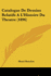 Catalogue de Dessins Relatifs A L'Histoire Du Theatre (1896)