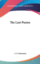 Last poems