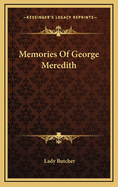 Memories of George Meredith