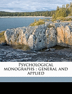 Psychological Monographs: General and Applied