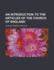 An Introduction to the Articles of the Church of England