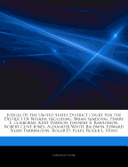 Articles on Judges of the United States District Court for the District of Minnesota, Including: Susan Richard Nelson, Diana E. Murphy, Miles Lord, Paul A. Magnuson, Donald D. Alsop, Robert Cook Bell, Wilbur F. Booth