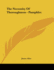 The Necessity of Thoroughness - Pamphlet