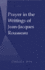 Prayer in the Writings of Jean-Jacques Rousseau