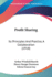 Profit Sharing, Its Principles and Practice; A Collaboration
