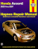 Haynes Honda Accord 2003 Thru 2007