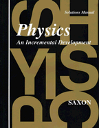 Saxon Physics Solutions Manual