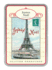 Paris Eiffel Tower Glitter Greetings Postcards