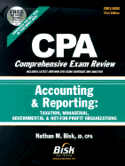Accounting & Reporting: Taxation, Managerial, Governmental & Not-For-Profit Organizations