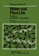 Water and Plant Life: Problems and Modern Approaches