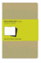 Moleskine Plain Cahier Journal Kraft Pocket: Set of 3 Plain Journals