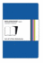 Moleskine Volant Plain Notebook: Blue Large