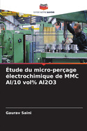 tude du micro-perage lectrochimique de MMC Al/10 vol% Al2O3