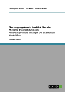 berzeugungskunst - berblick ber die Rhetorik, Dialektik & Kinesik: Anwendungsbereiche, Wirkungen und ein Exkurs zur Manipulation