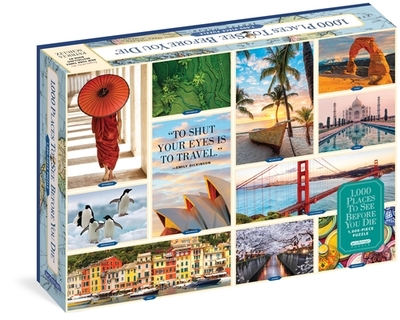 1,000 Places to See Before You Die 1,000-Piece Puzzle: For Adults Travel Gift Jigsaw 26 3/8" x 18 7/8" - Schultz, Patricia