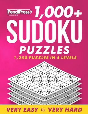 1,000+ Sudoku Puzzles: 1,250 puzzles in 5 levels - Books, Adults Activity, and Books, Sudoku Puzzle