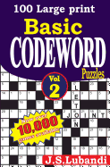 100 Large Print Basic Codeword Puzzles 2