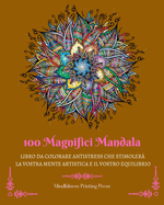 100 Magnifici Mandala: Libro da colorare antistress che stimoler? la vostra mente artistica