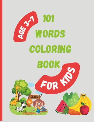 101 Words Coloring Book (for kids): Coloring book for kids - Cultura, Jurnal de