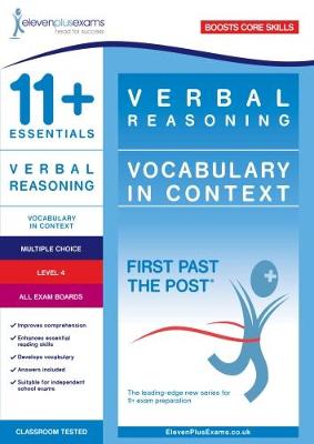 11+ Essentials Verbal Reasoning: Vocabulary in Context Level 4 - 