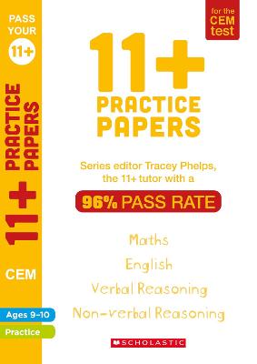 11+ Practice Papers for the CEM Test Ages 9-10 - Phelps, Tracey